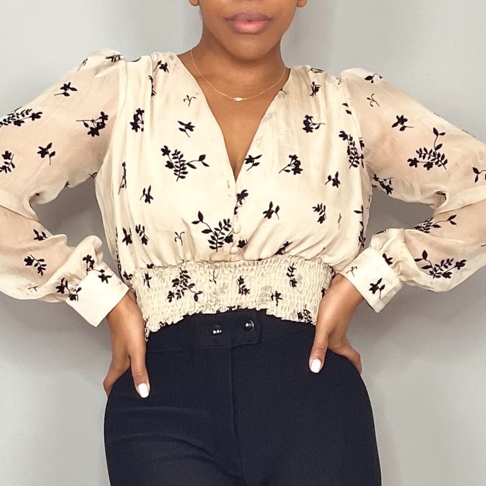 Simple Floral Top